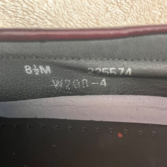 VTG Dexter Burgundy Tassel Loafers 8.5M Wingtip Brogue Leather Dress USA Comfort - Picture 14 of 16